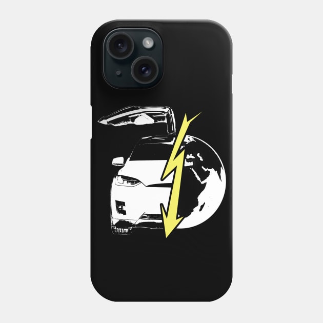 Tesla model x Phone Case by WOS