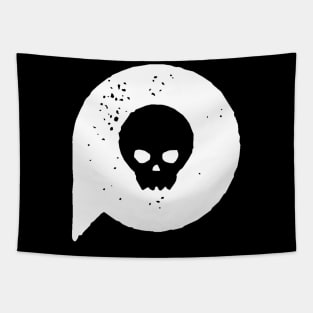 Hipster Skull - Skull Icon Skull Design Gothic Punk Skull Vintage Distressed Tapestry