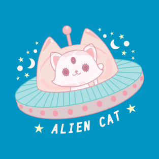 UFO Alien Cat T-Shirt