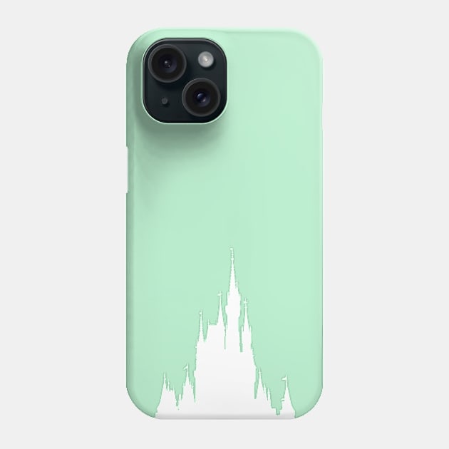 Magic Castle Silhouette Emerald #Pastel Phone Case by FandomTrading