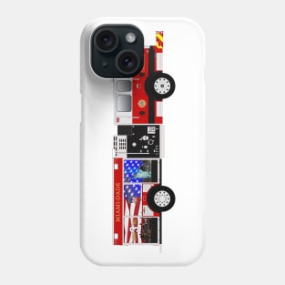 Fire Engine 3 Miami Dade Fire Rescue Phone Case