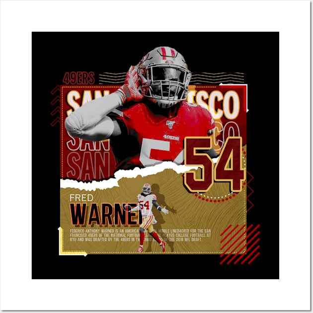 2022 FRED WARNER SF 49ERS 1/1 MASTERPIECE ART SKETCH CARD ARTIST