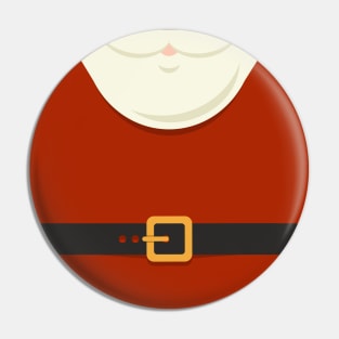 Santa Claus Christmas Costume Pin