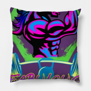 Fabulous Fitness Unicorn Pride Pillow