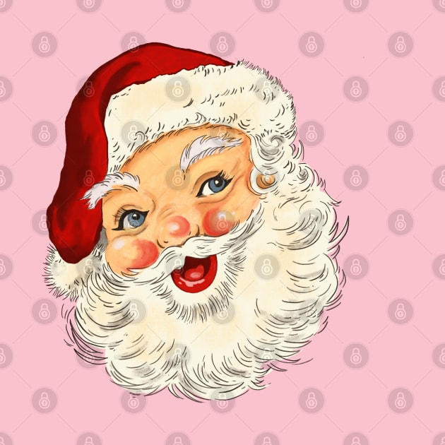 Vintage Santa No. 6 by LMHDesigns