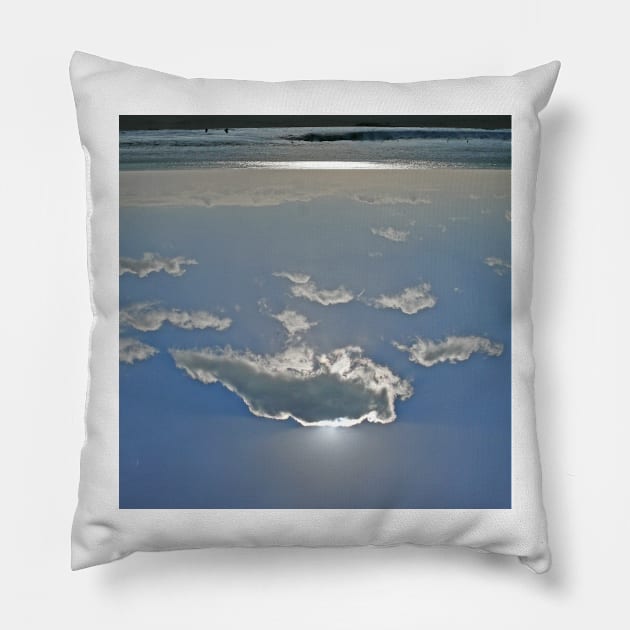 living in the sky looking down to earth... Pillow by terezadelpilar