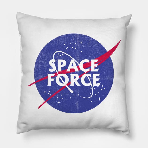 Space Force Nasa Pillow by stayfrostybro