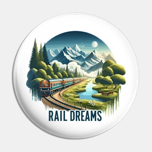 Train, Rail Dreams Pin