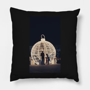 Large Christmas Ornament In Melbourne Pillow