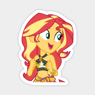 Beach Sunset Shimmer 3 Magnet