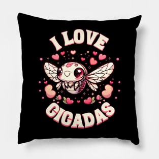 Cicadas Nature's comeback kid funny Pillow