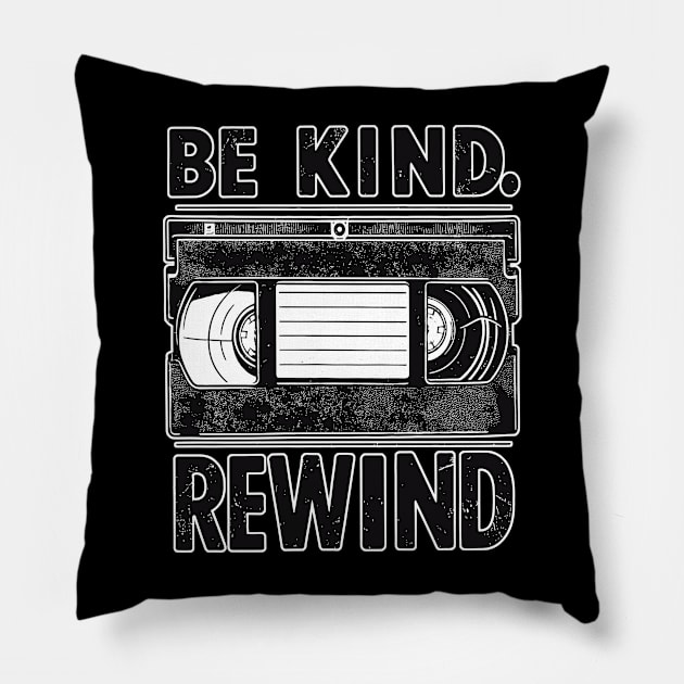 Be kind Rewind, Retro Design Pillow by TwistedDesigns by Stefanie