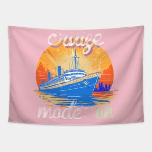 cruise mode: on, funny gift, for traveler Tapestry