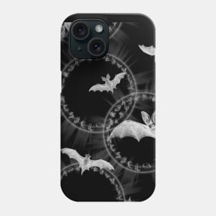 Bats and Magical Circles - Goth Fashion - bat, magic, witch, halloween, emo Phone Case