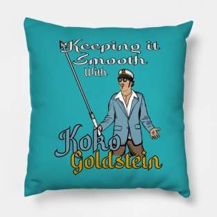 Keeping it Smooth with Koko Goldstein (Yacht Rock) Pillow