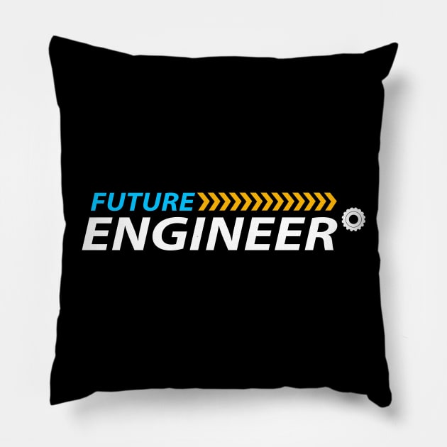 future engineer - future engineering Pillow by PrisDesign99