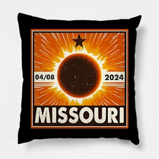 Missouri solar eclipse 2024 Pillow