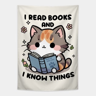 I Read Books And Know Things Tapestry