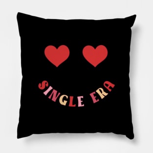 Single Era Emoji Face Love Anti Love Anti Valentines Day Pillow