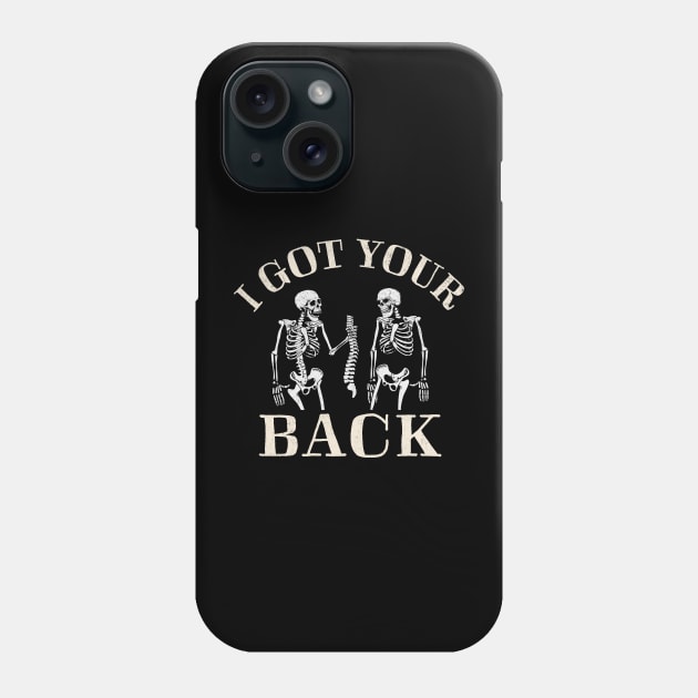 I Got Your Back funny Halloween Phone Case by TheDesignDepot