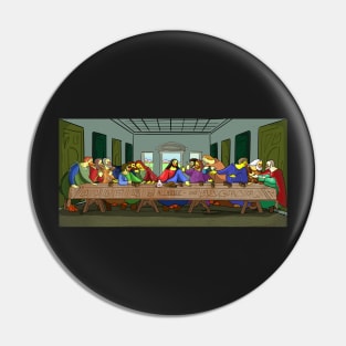 The Last Flipper - The Last Supper with Ducks Pin