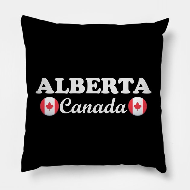 Alberta Canada Pillow by Eric Okore