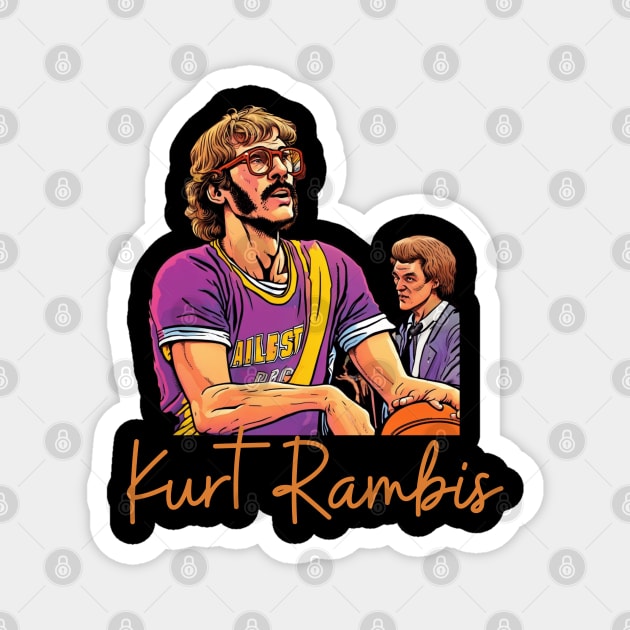 Kurt Rambis Vintage Style Magnet by Nasromaystro