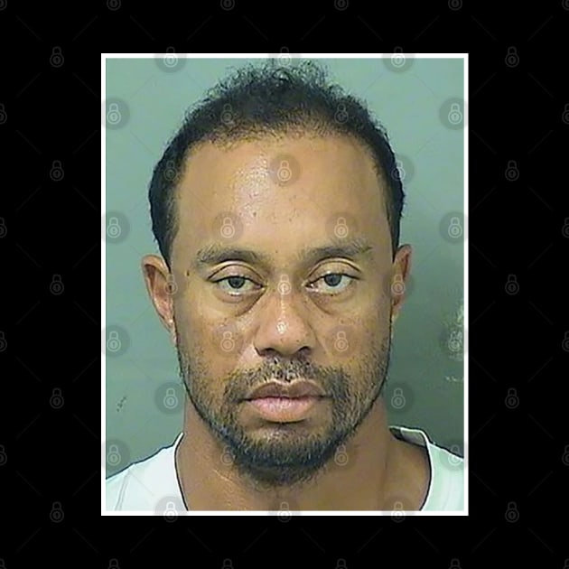 Tiger Woods Mugshot by Brown777