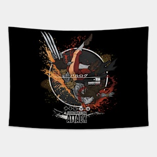 VEGA: FLYING BARCELONA ATTACK - RED/BLACK Tapestry