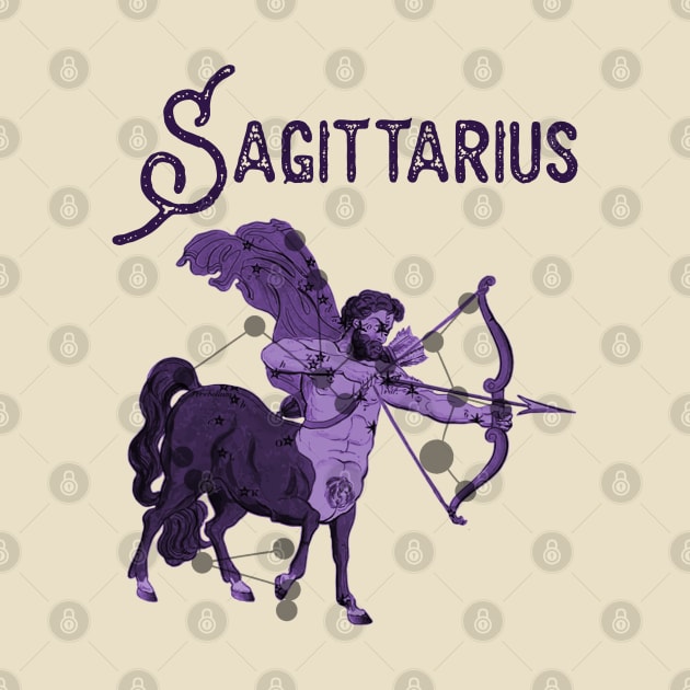 Sagittarius ))(( Astrological Sign Zodiac Constellation Design by darklordpug