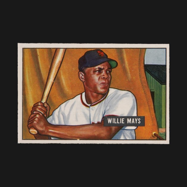 Willie Mays 1951 Bowman by BlackBoxHobby