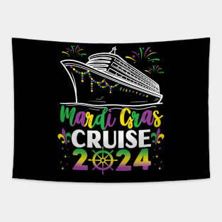 Mardi Gras Cruise 2024 Family Vacation Matching Cruise Tapestry