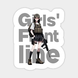 Girls' Frontline Tactical Chic Tee: Where Strength Meets Style Magnet