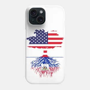 American Grown Haitian Roots Flags Phone Case