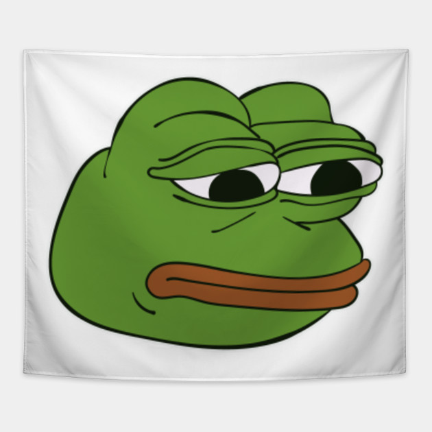 Pepe The Frog Sad - Pepe The Frog Memes Sad - Tapestry | TeePublic