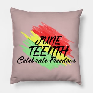 juneteenth celebration freedom Pillow