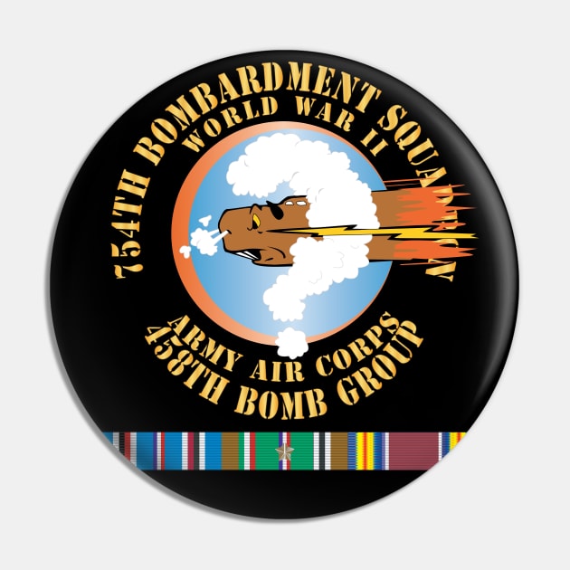 754th Bombardment Squadron - 458th Bomb Group - WWII w EUR SVC X 300 Pin by twix123844