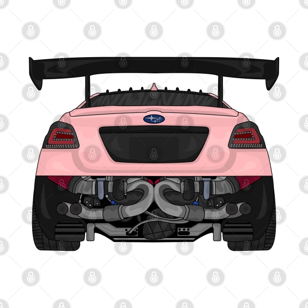 WRX REAR PINK by VENZ0LIC