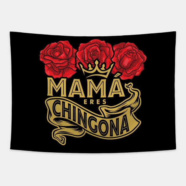 mama guerrera Tapestry by PaperHead