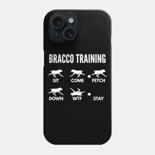 Bracco Italiano Training Italian Pointer Tricks Phone Case