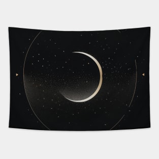 Galaxy Moon Tapestry