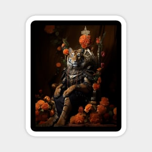 Fantasy Tiger Throne 3 Magnet