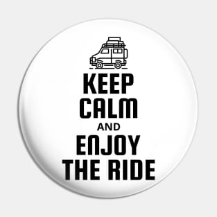 Keep Calm and enjoy the ride by Lamaj Pin