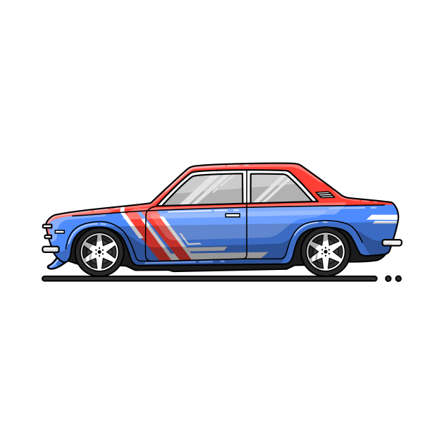 rally car 510 by garistipis