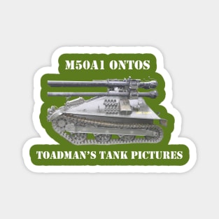 M50A1 Ontos wht-txt-toadman Magnet