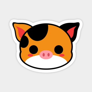 Cute Kunekune Pig Magnet