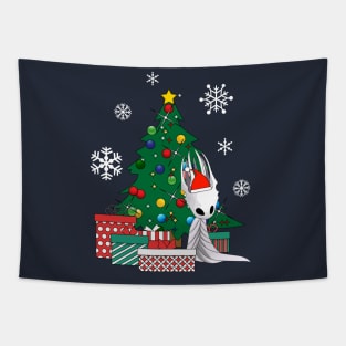 Pale King Around The Christmas Tree Hollow Knight Tapestry