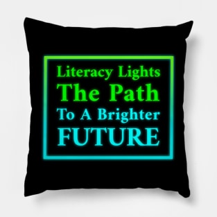 Illuminate the Future with Literacy Pillow