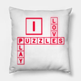 Lightweight Crossword, Puzzles Lover, Puzzles Pillow