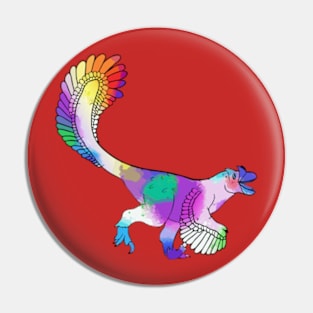 Colorful Daktoaraptor Pin